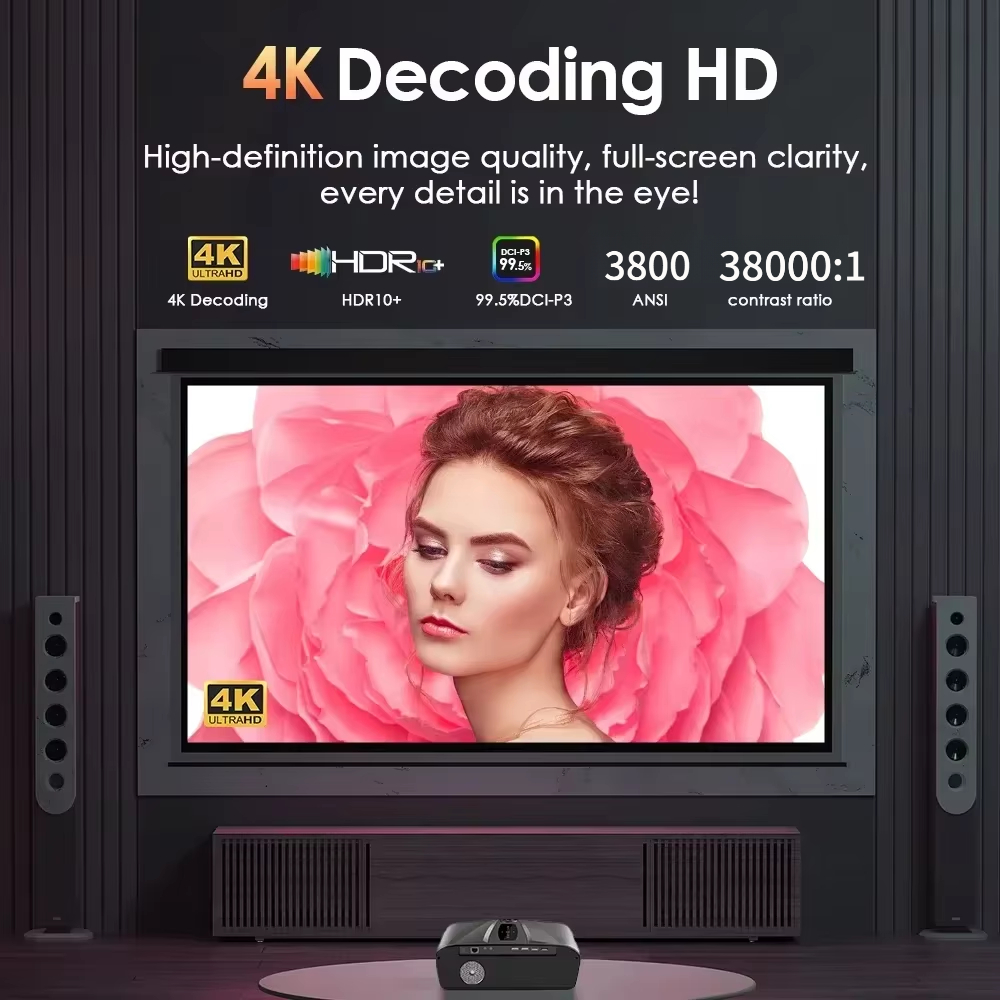 4K 3800 ANSI Projector Android - огляд і ціна Video Home Cinema
