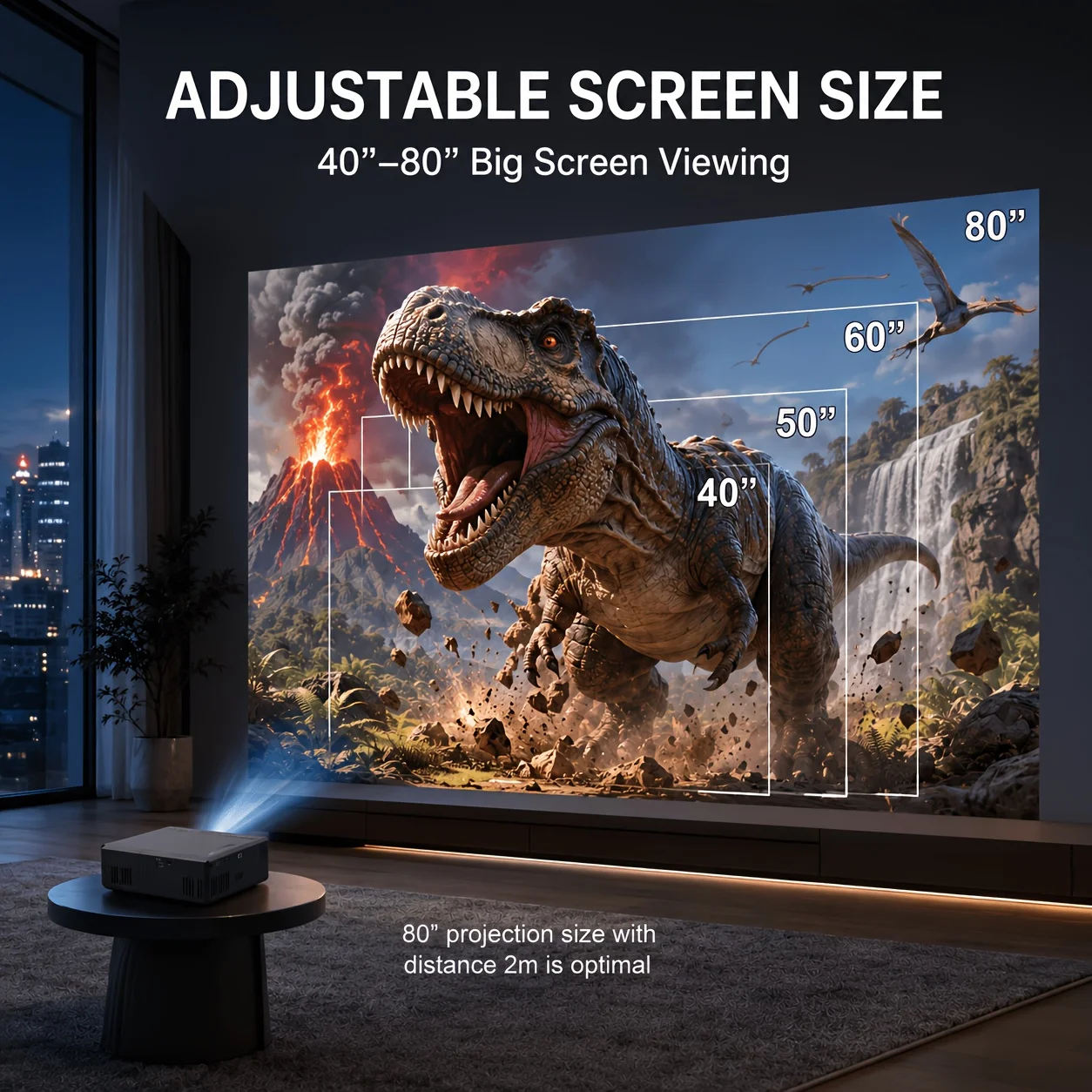 Mini portable projector, compa - огляд і ціна Video Home Cinema