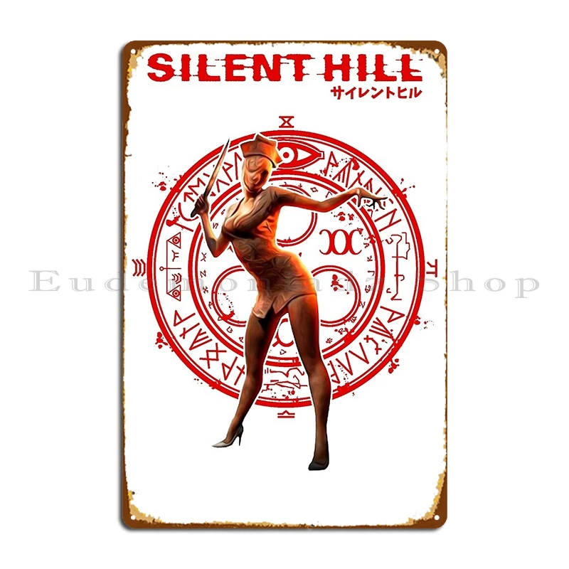 Silent Hill Nurse Metal Sign P - огляд і ціна Vintage Home Cinema