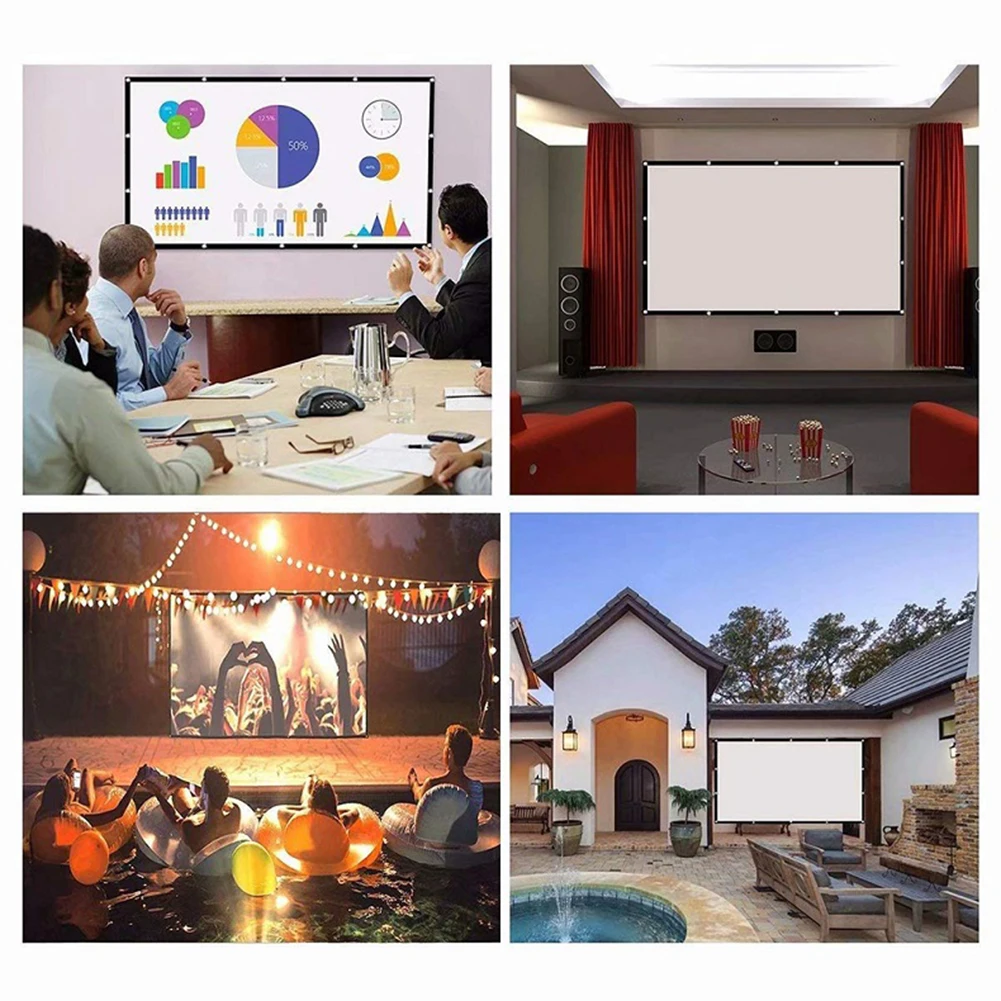 16:9 Simple Projector Curtain  - огляд і ціна Home Cinema Quotes