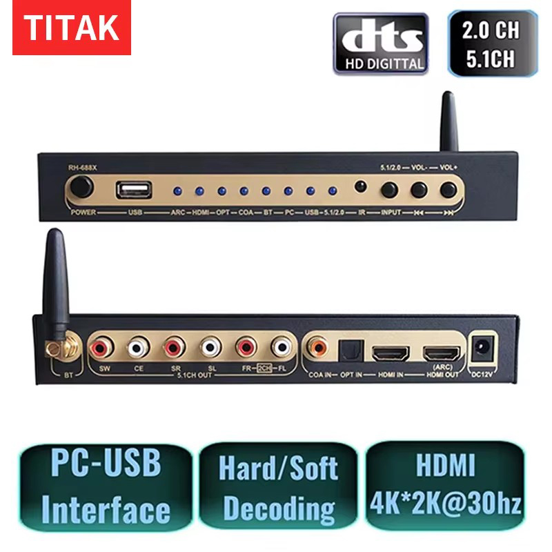 HDMI-compatible Audio Extracto - огляд і ціна Surround Sound Decoder