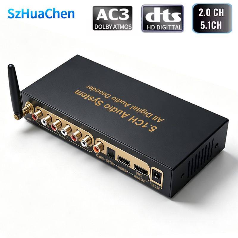 DTS AC3 5.1 Channel Audio Deco - огляд і ціна Surround Sound Decoder