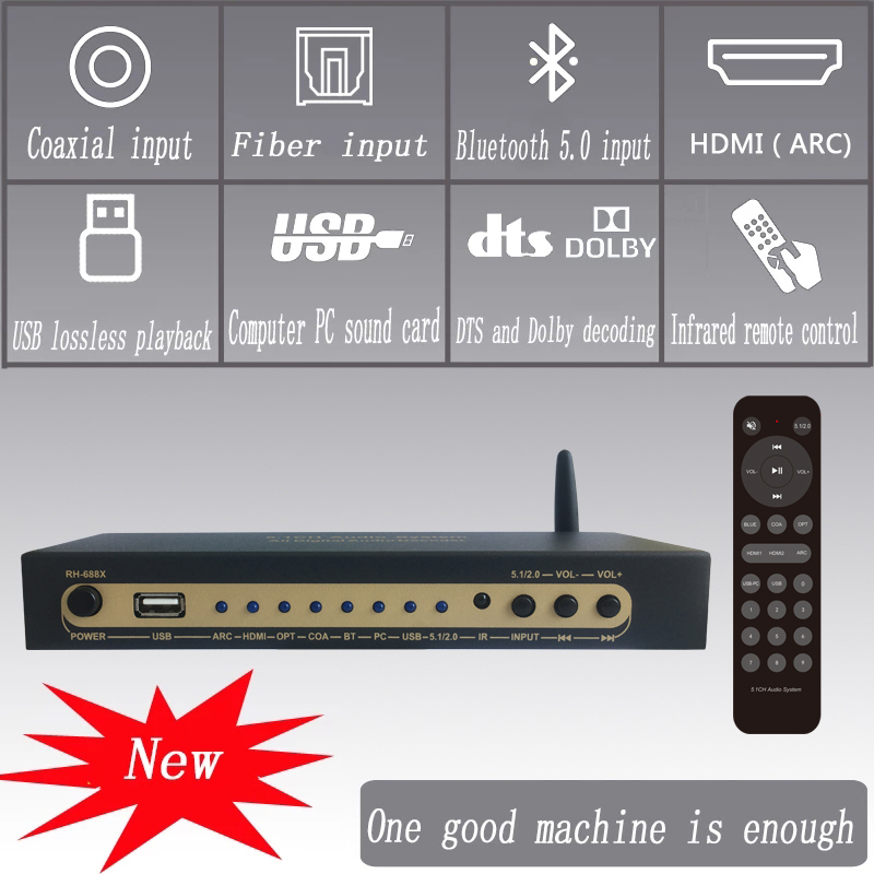 DTS AC3 5.1 Channel Audio Deco - огляд і ціна Surround Sound Decoder