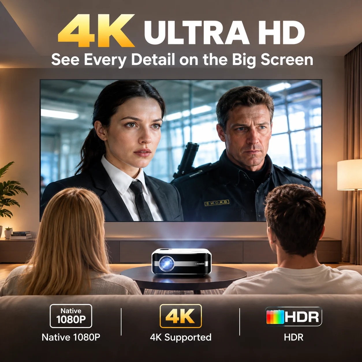 New A9S 4k 4000ANSI Projector  - огляд і ціна Video Home Cinema